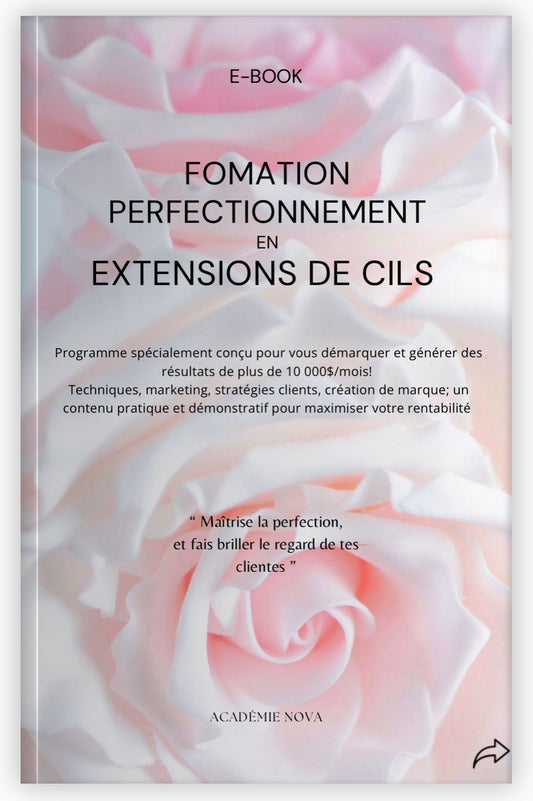 Ebook - Perfectionnement en Extensions de Cils