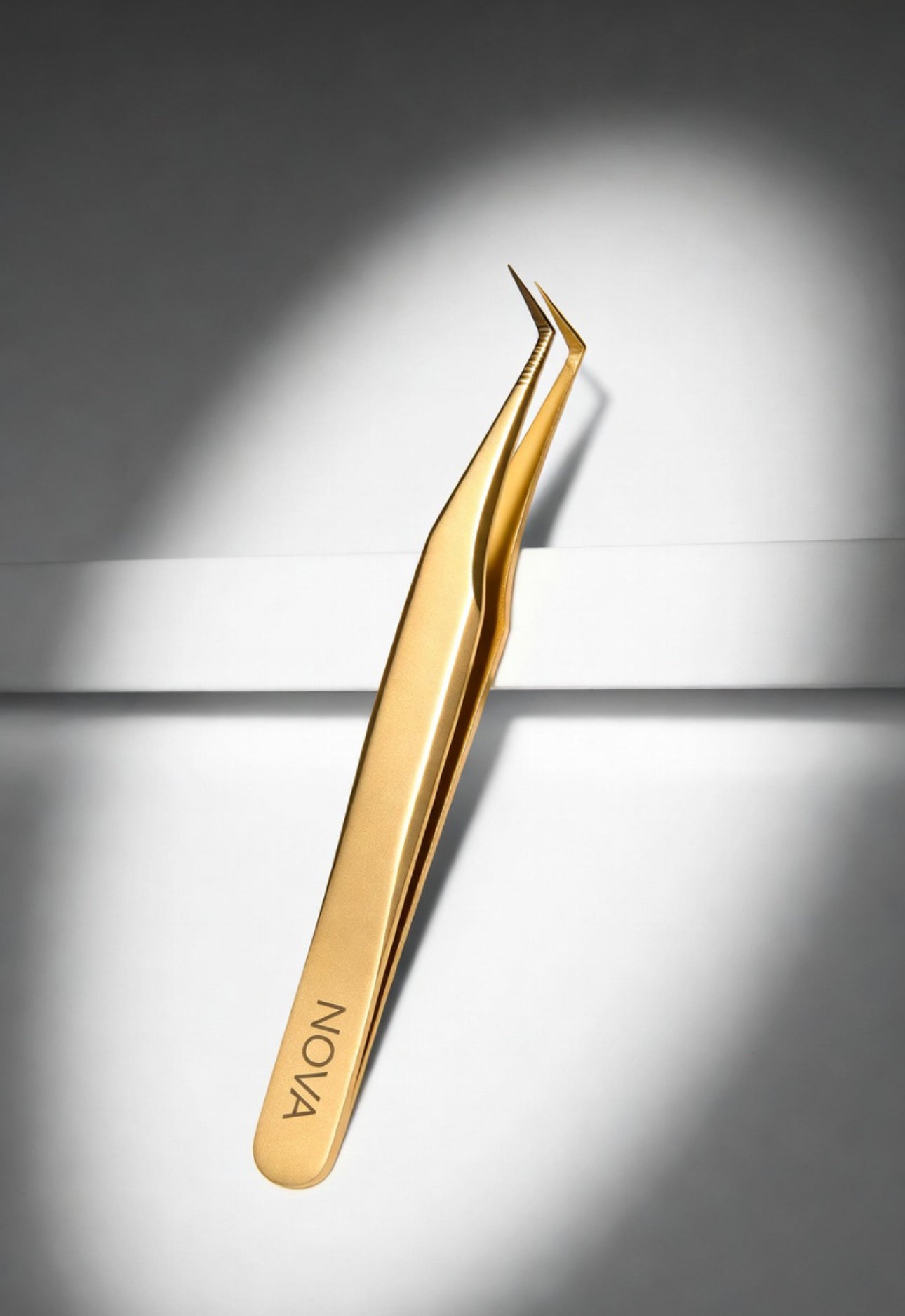 Pince à Extensions de Cils (or)